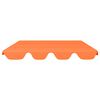 vidaXL Replacement Canopy for Garden Swing Orange 188/168x145/110 cm