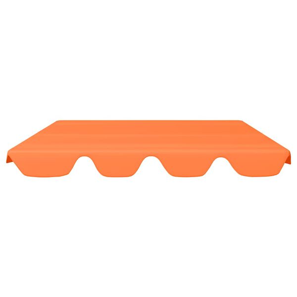 vidaXL Replacement Canopy for Garden Swing Orange 188/168x145/110 cm