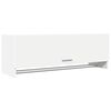 vidaXL Wardrobe White 100x32,5x35 cm Engineered Wood