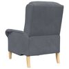 vidaXL Armchair Dark grey 76 x 94 x 102 cm Velvet