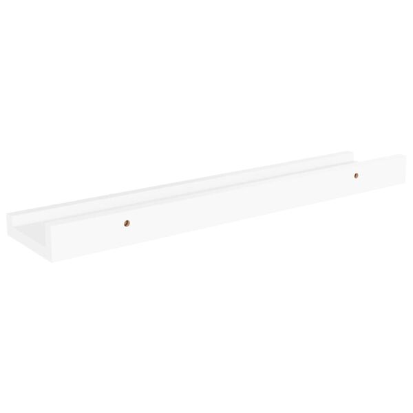 vidaXL Wall Shelves 4 pcs White 40x9x3 cm