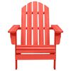 vidaXL Garden Adirondack Chair Solid Fir Wood Red