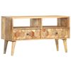 vidaXL TV Cabinet 90x30x50 cm Solid Mango Wood