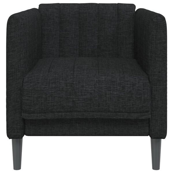 vidaXL Sofa Chair Black Fabric