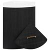 vidaXL Bamboo Corner Laundry Basket Black 60 L
