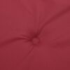 vidaXL Highback Chair Cushions 2 pcs Wine Red Oxford Fabric
