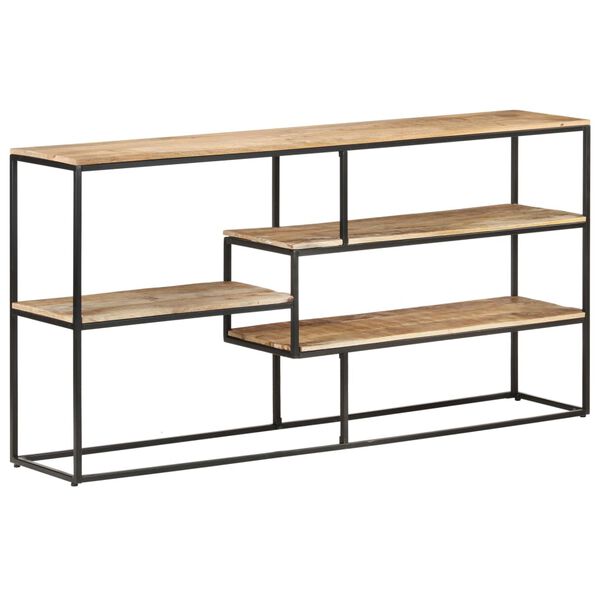 vidaXL Sideboard 150x30x75 cm Rough Mango Wood