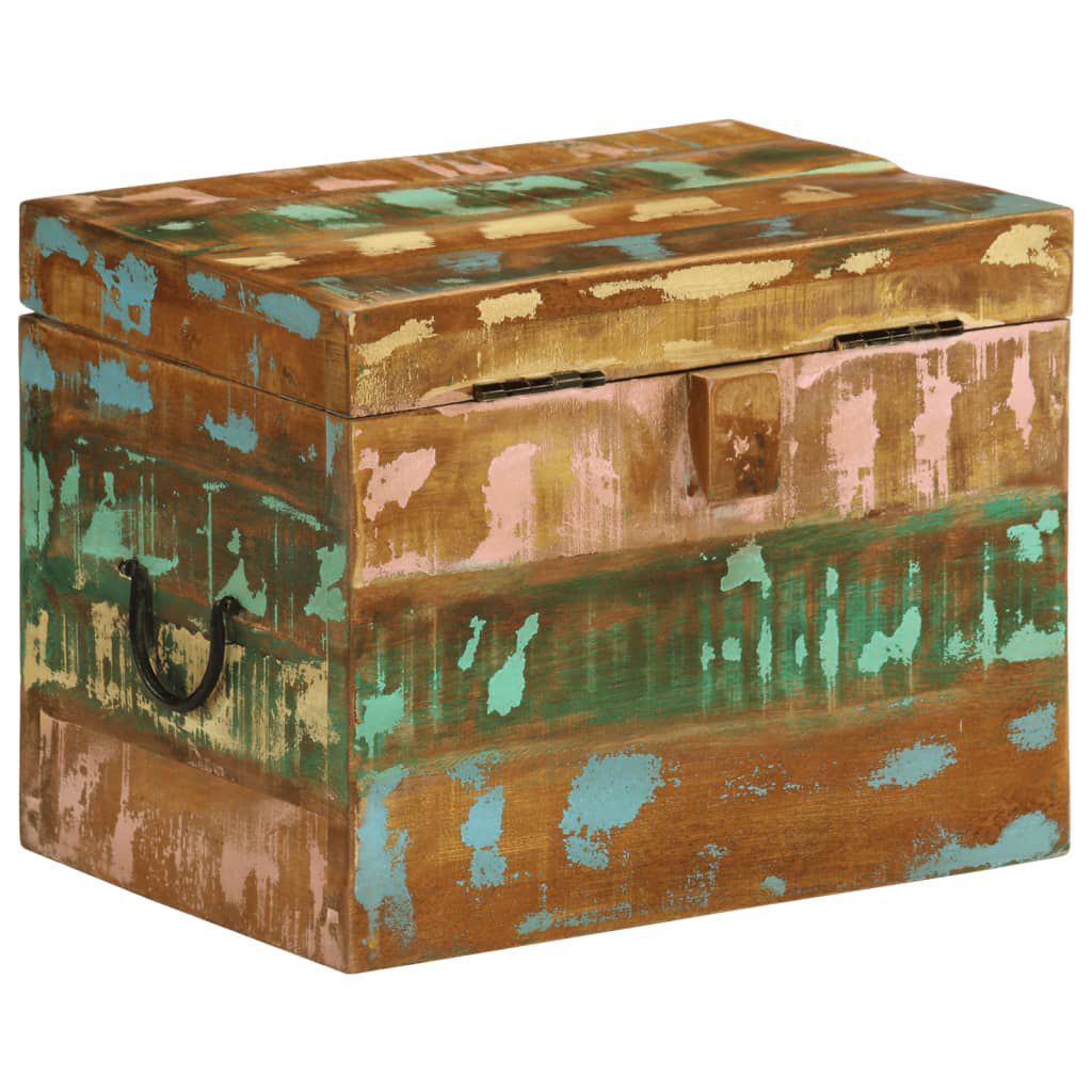 vidaXL Reclaimed Storage Box Solid Wood