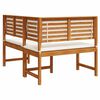 vidaXL Garden Corner Bench Brown 140 x 100 x 91cm Solid Acacia wood