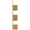 vidaXL Wall Corner Shelf Sonoma Oak 19x19x123 cm Engineered Wood