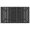 vidaXL Garden Table Anthracite 140x80x72 cm Steel