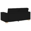 vidaXL 2-Seater Sofa Black 180x78x84 cm Fabric
