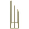 vidaXL Freestanding Towel Rack Gold 48x24x79 cm Iron