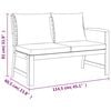 vidaXL 9 Piece Garden Dining Set with Cushions Solid Wood Acacia