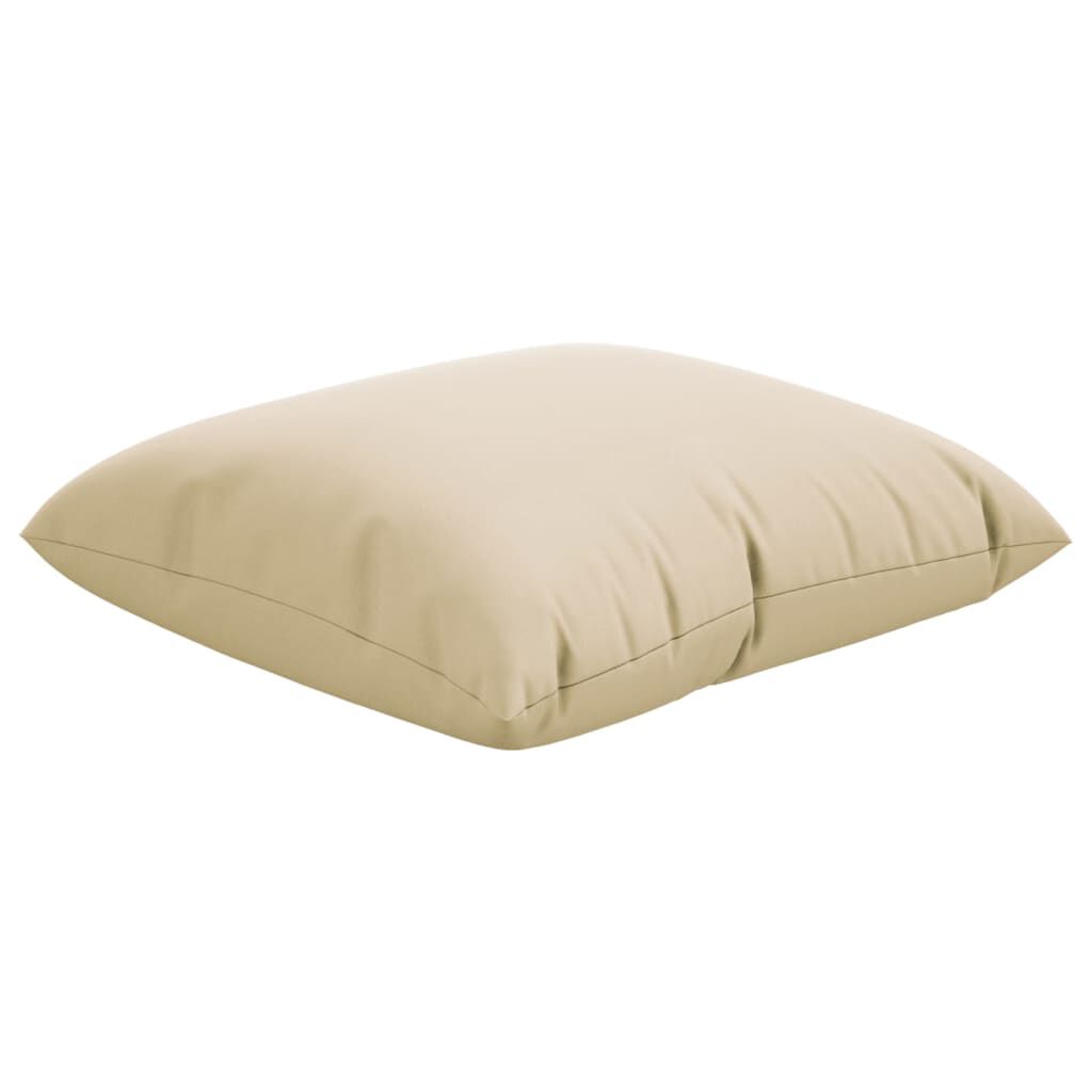 vidaXL Sofa Cushions 4 pcs Beige 60x60 cm Fabric