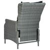 vidaXL 9 Piece Outdoor Dining Set with Cushions Poly Rattan Light Grey