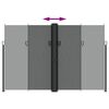 vidaXL Retractable Side Awning Anthracite 220x1200 cm
