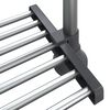 vidaXL Kitchen Shelf 50x25x(50-70) cm Aluminium