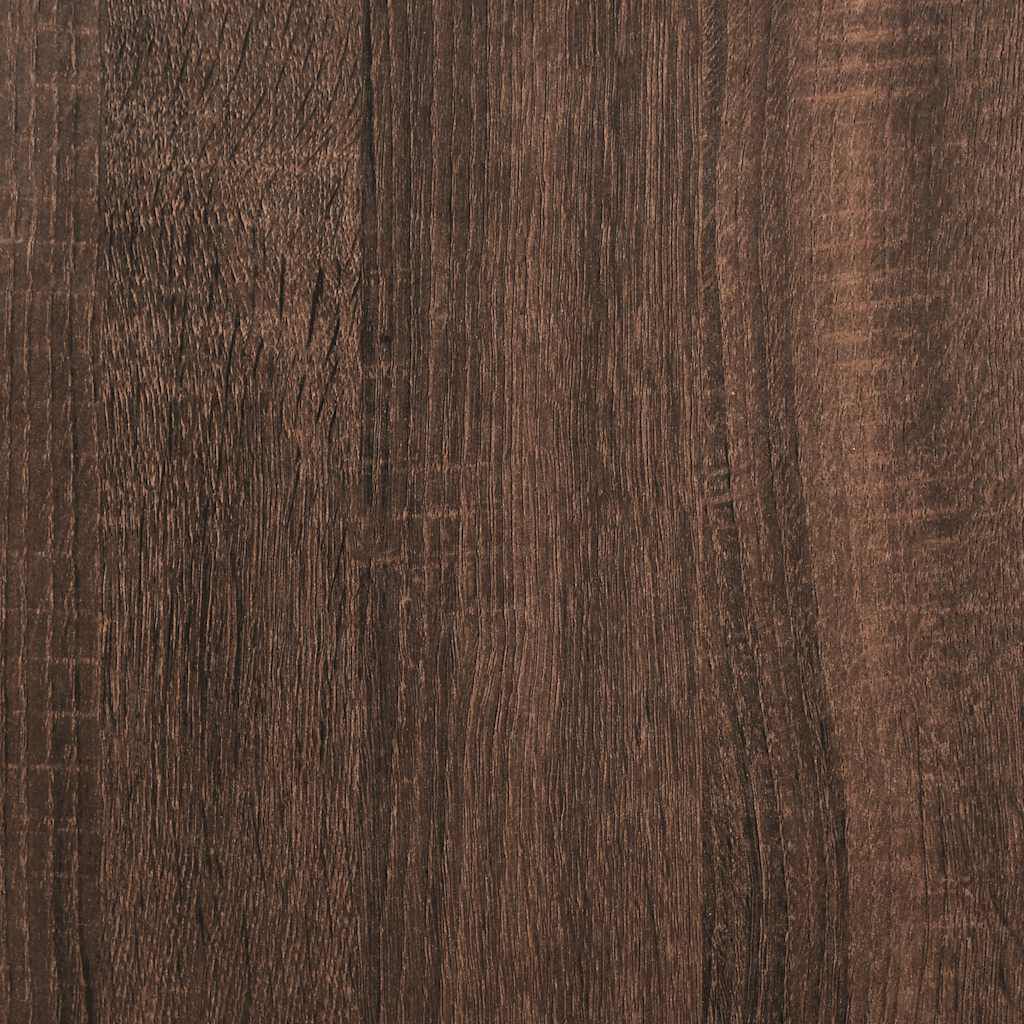 vidaXL Dining Table Brown Oak 140x74.5x76 cm Engineered Wood