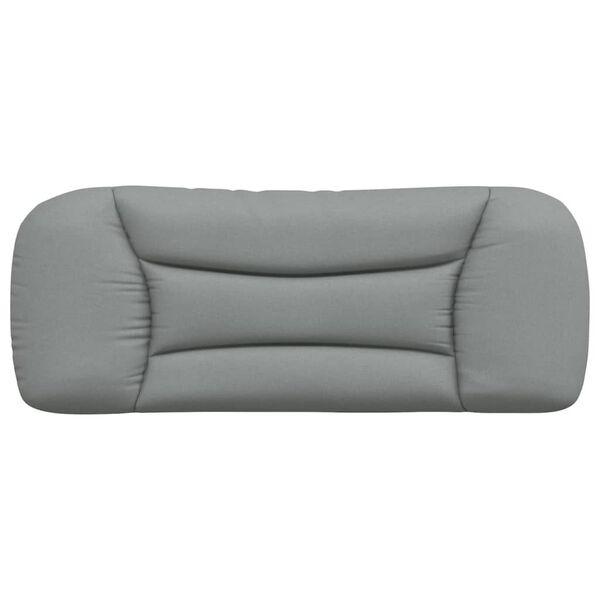 vidaXL Headboard Cushion "Hvar" Light Grey 100 cm Fabric