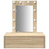 vidaXL Dressing Table Brown 60 x 40 x 70 cm Engineered wood