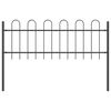 vidaXL Garden Fence Grey 1.7 x 0.6 m Powder-coated steel