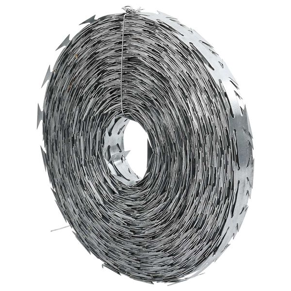 vidaXL Razor Wire 50 m BTO-22 Galvanised Steel