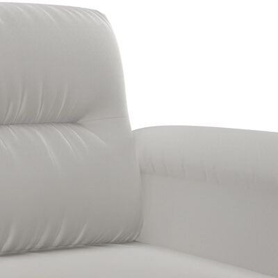 vidaXL Sofa Chair Light Grey 60 cm Microfibre Fabric