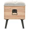 vidaXL Storage Bench 110 cm Solid Wood Fir