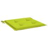 vidaXL Garden Chair Cushions 2 pcs Bright Green 40x40x4 cm Oxford Fabric