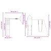 vidaXL Outdoor Playset Solid Wood Douglas