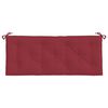vidaXL Garden Bench Cushion Wine Red 120x50x7cm Oxford Fabric