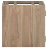 vidaXL Wall-mounted Bathroom Cabinet 46x25.5x40 cm Solid Wood Teak