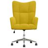 vidaXL Relaxing Chair Mustard Yellow Velvet