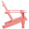 vidaXL Garden Adirondack Chair Solid Fir Wood Pink