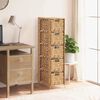 vidaXL Storage Unit with 5 Baskets 25.5x37x100 cm Water Hyacinth