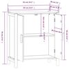 vidaXL Sideboard White 62x38x70 cm Engineered Wood