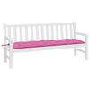vidaXL Garden Bench Cushion Pink 180x50x7 cm Oxford Fabric
