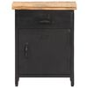vidaXL Bedside Cabinet 40x30x52 cm Rough Mango Wood