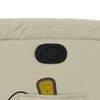 vidaXL Massage Recliner Chair Cream Faux Leather