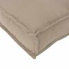 vidaXL Cushion Taupe 110 x 40 x 8 cm Oxford Fabric