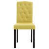 vidaXL Dining Chairs 4 pcs Green Fabric