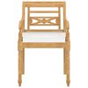 vidaXL 4 Piece Garden Lounge Set with Cushions Solid Teak Wood