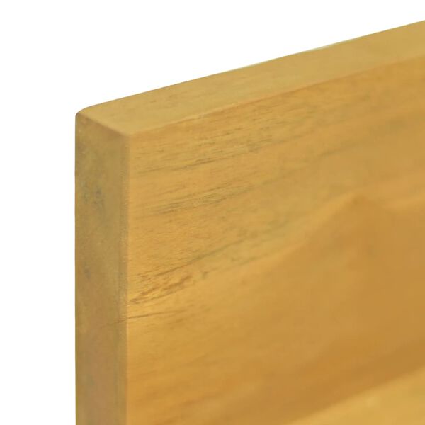 vidaXL Wall Shelves 2 pcs 90x10x10 cm Solid Wood Teak