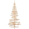 vidaXL Christmas Trees with Stand Natural 210 cm Solid pine wood