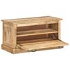 vidaXL Shoe Storage Bench 85x40x45 cm Solid Mango Wood