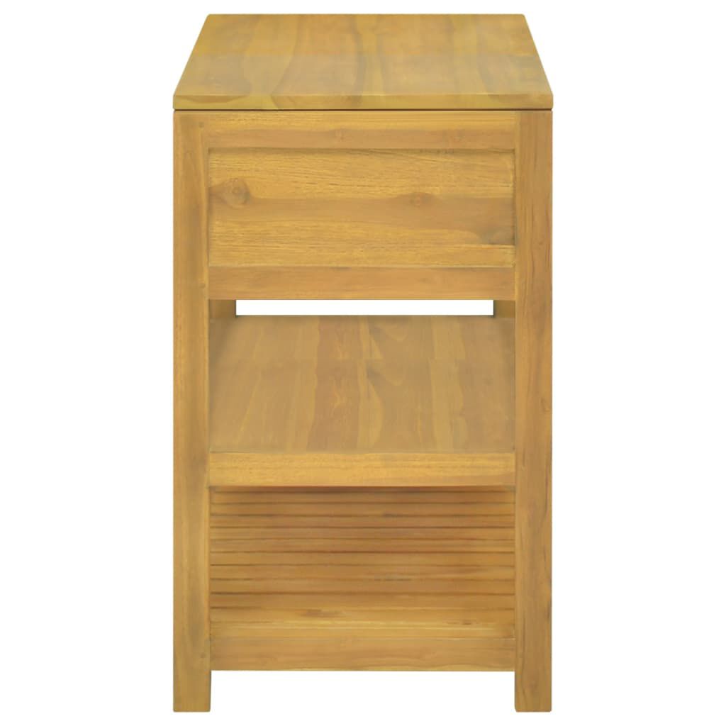 vidaXL Bathroom Cabinet 90x45x75 cm Solid Wood Teak