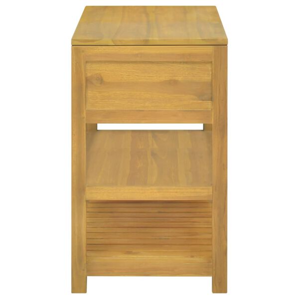 vidaXL Bathroom Cabinet 90x45x75 cm Solid Wood Teak