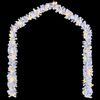 vidaXL Christmas Garland with LED Lights 5 m White