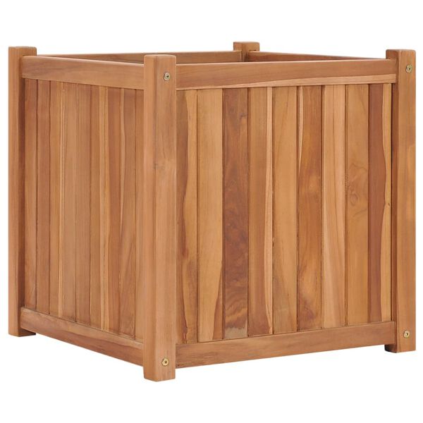vidaXL Raised Bed 50x50x50 cm Solid Teak Wood